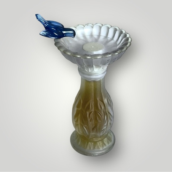 Vintage Avon Bird Bath with Blue Bird - Picture 6 of 11